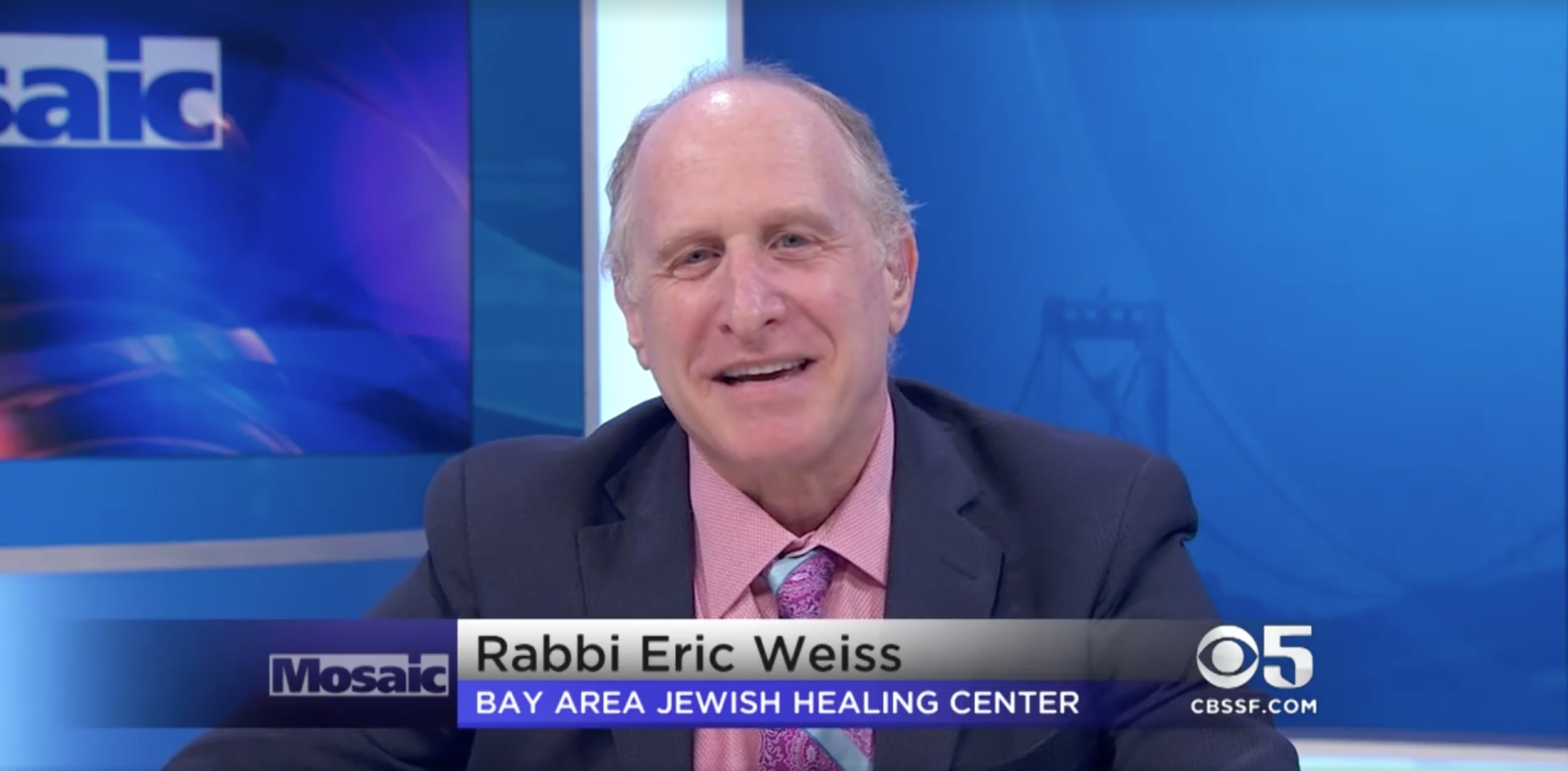 Rabbi Eric Weiss is one of the hosts of KPIX TV's "Mosaic."